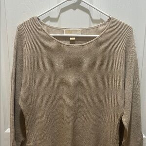 Michael Kors Women's Beige Crew Neck Sweater